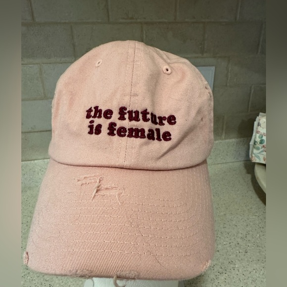 KBETHOS Pink Embroidered Hat The Future is Female - Picture 7 of 8